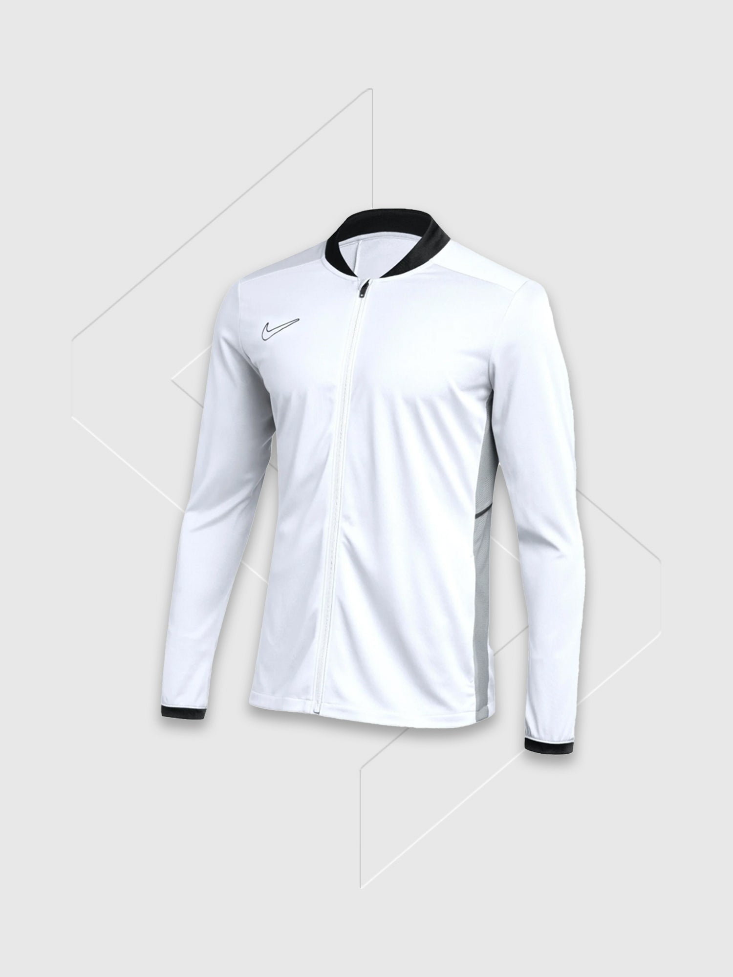 Nike Academy Full Zip Track Jacket/Pant Set White/Black from Saxumo