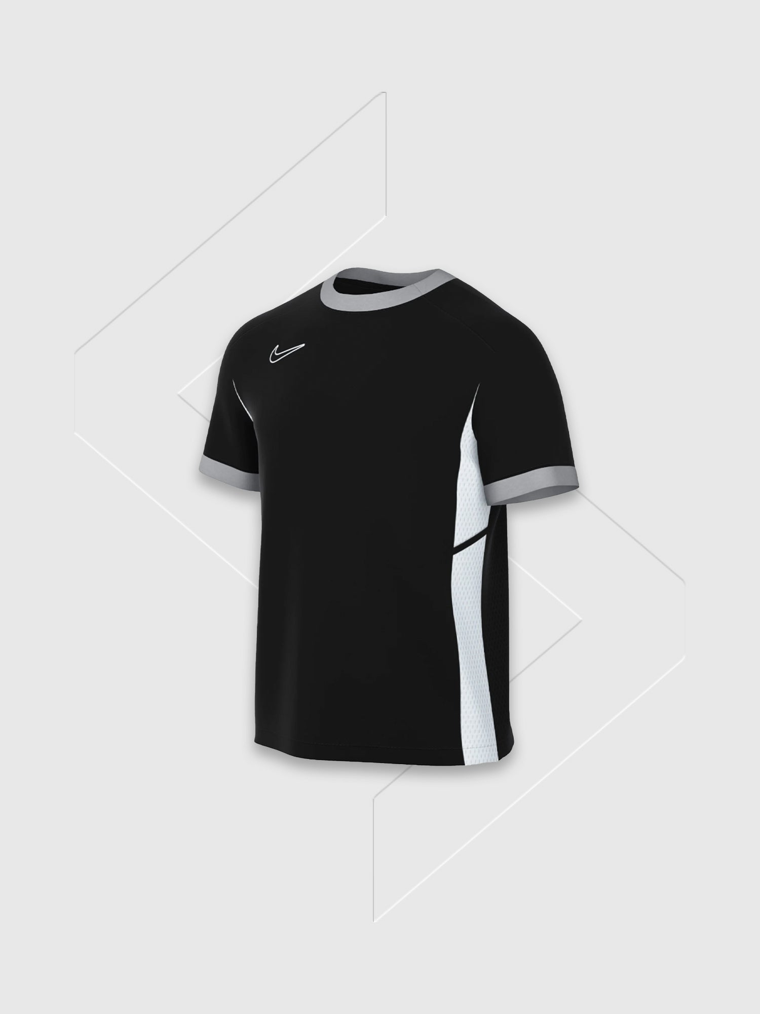 Nike Academy T-Shirt/Short Set Black/Black from Saxumo