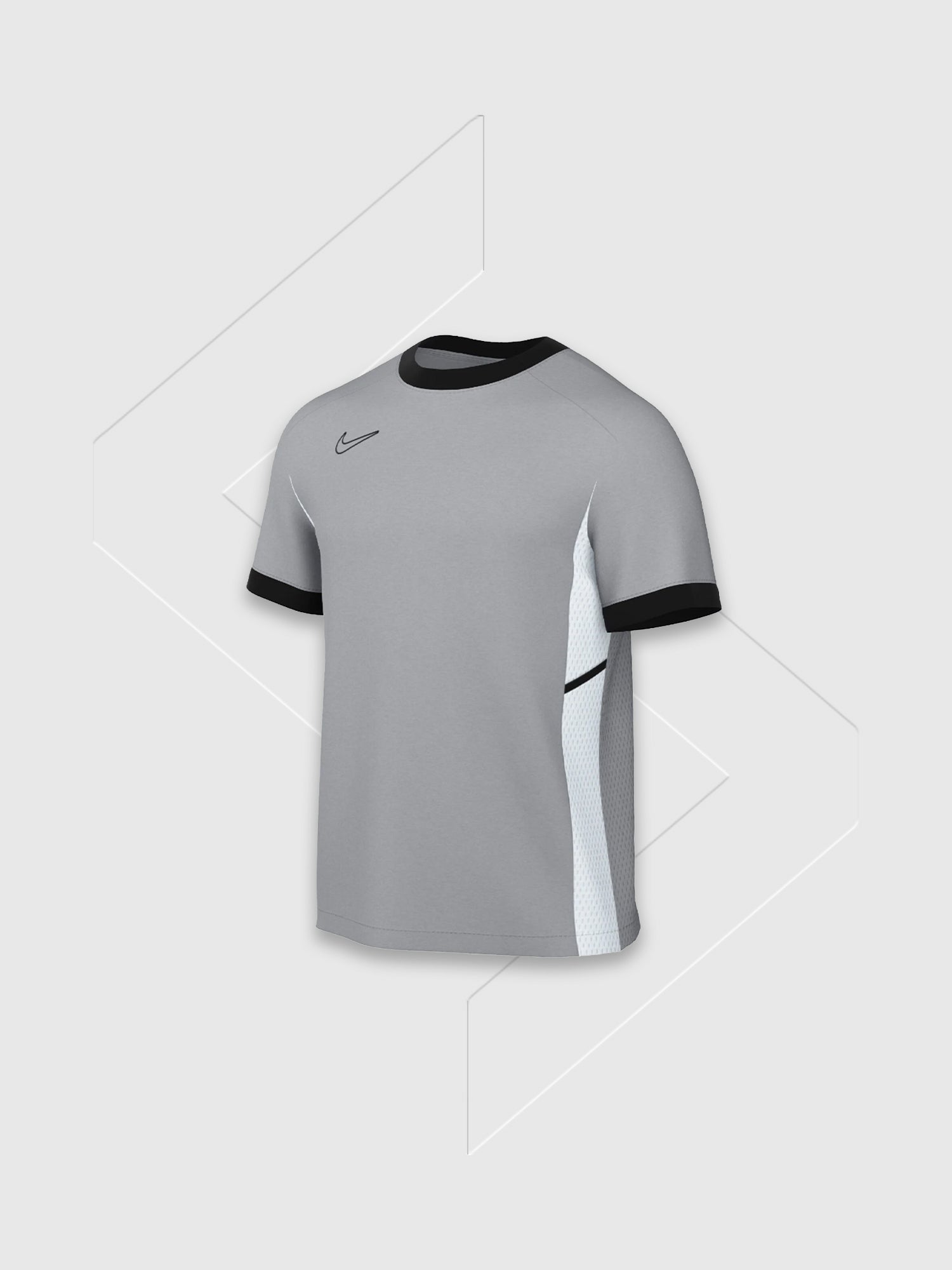 Nike Academy T-Shirt/Short Set Grey/Black from Saxumo
