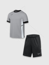 Nike Academy T-Shirt/Short Set Grey/Black