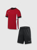 Nike Academy T-Shirt/Short Set Red/Black from Saxumo