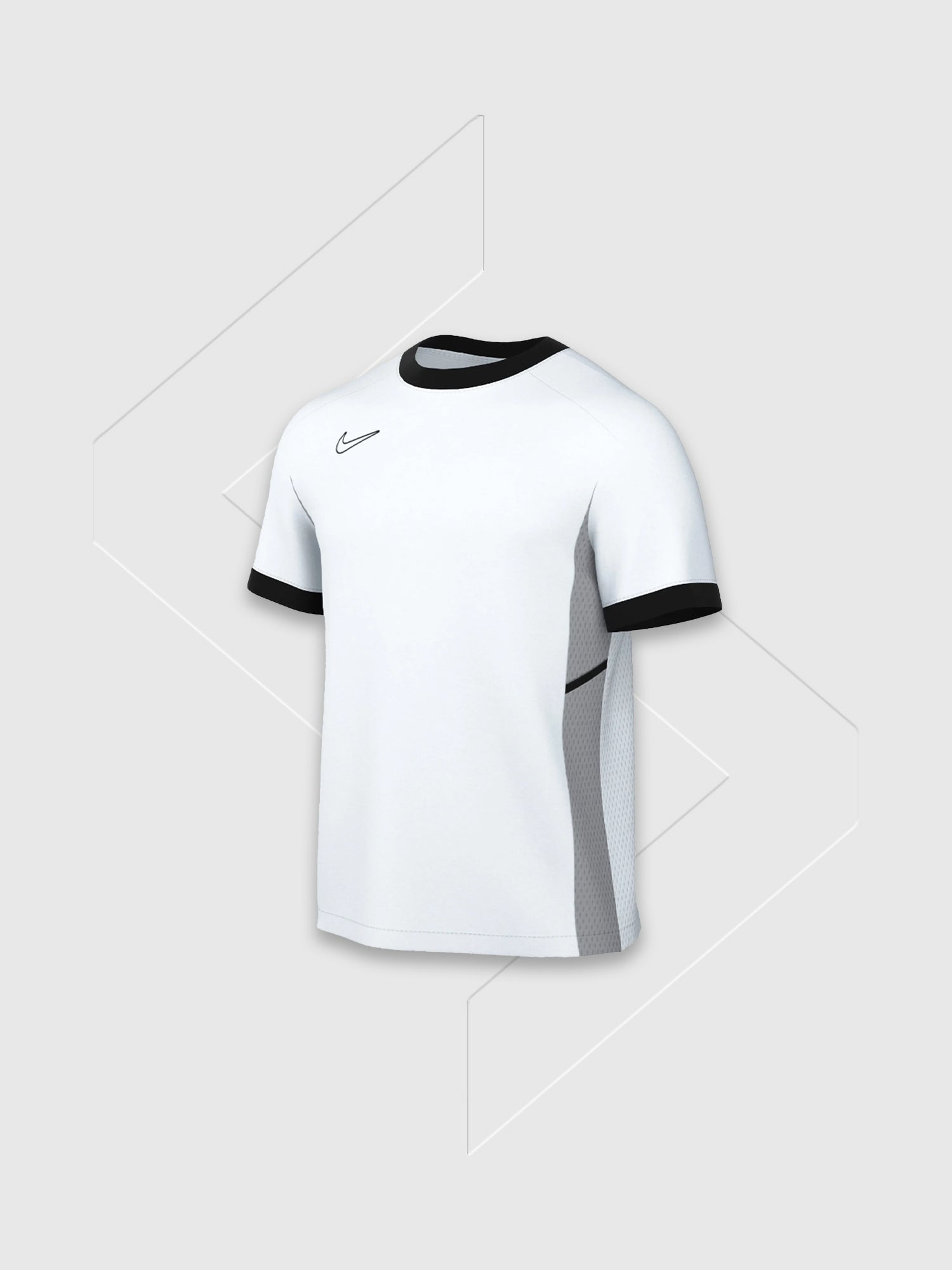 Nike Academy T-Shirt/Short Set White/Black from Saxumo