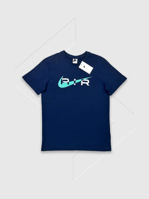 Nike Air Graphic Logo T-shirt Navy Blue from Saxumo