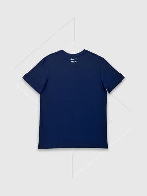 Nike Air Graphic Logo T-shirt Navy Blue from Saxumo