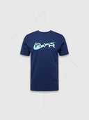 Nike Air Graphic Logo T-shirt Navy Blue from Saxumo
