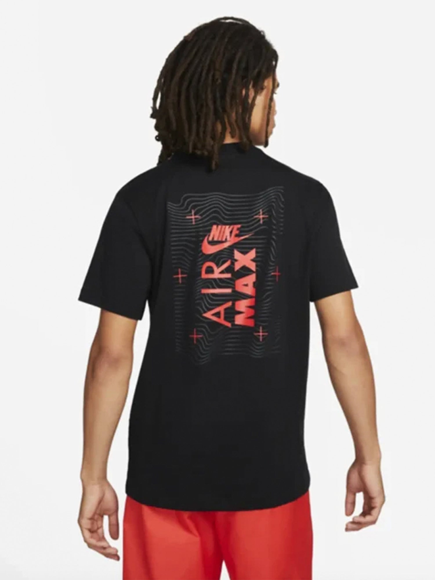 Nike Air Max Hologram Sportswear T-shirt Black/Orange from Saxumo