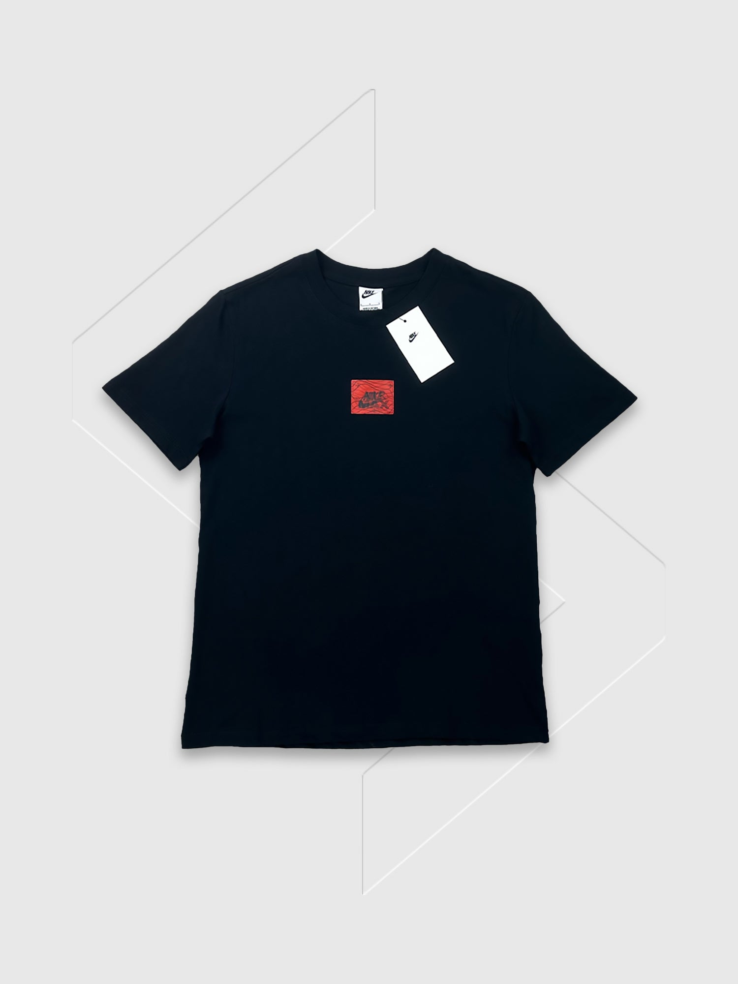 Nike Air Max Hologram Sportswear T-shirt Black/Orange from Saxumo