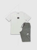 Nike Air Max Hologram T-shirt/Short White/Grey from Saxumo