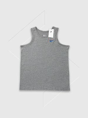 Nike Athletic Vest Top Grey/Blue from Saxumo