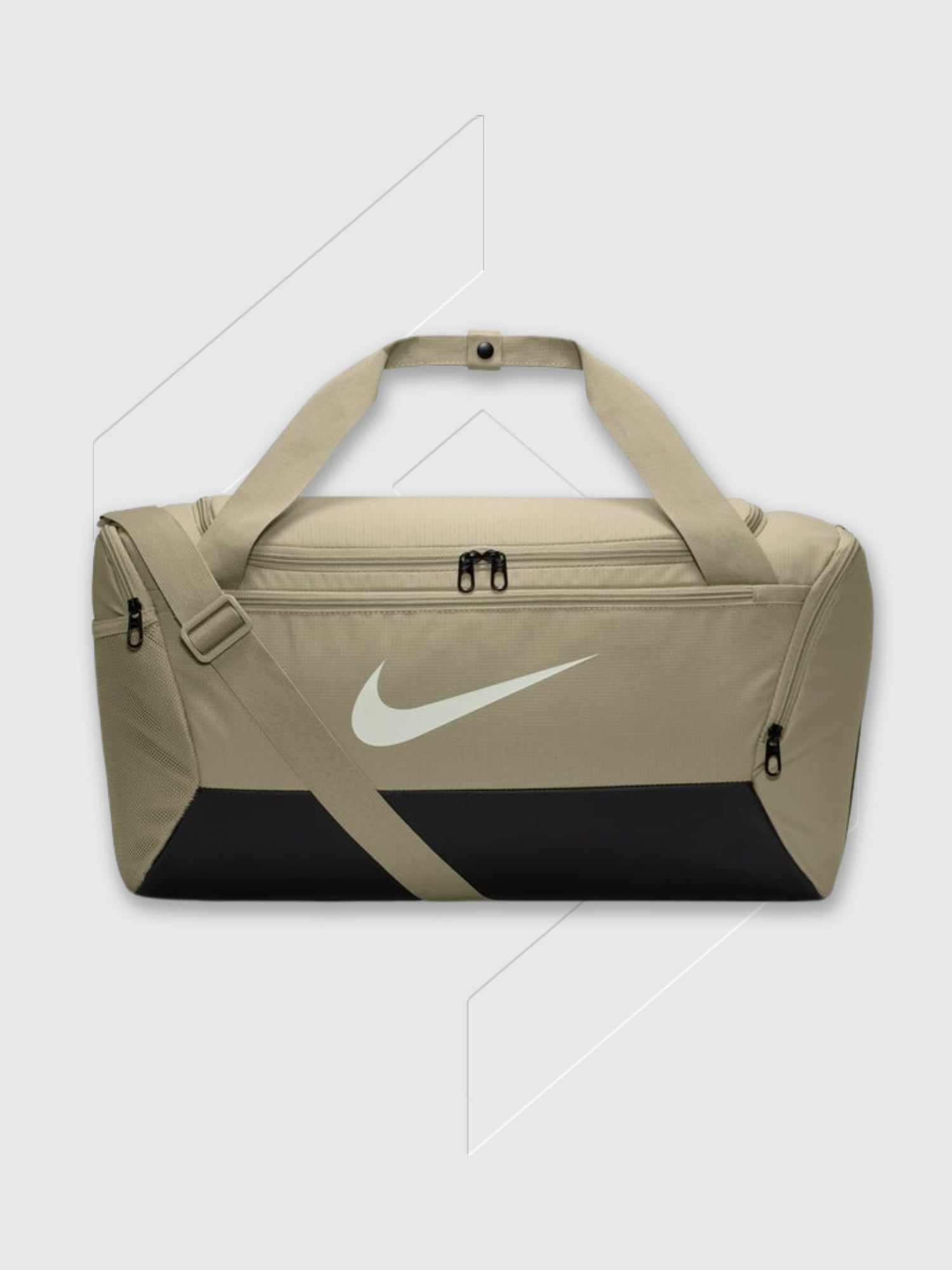 Nike Brasilia Training Bag Grey/Black/White from Saxumo