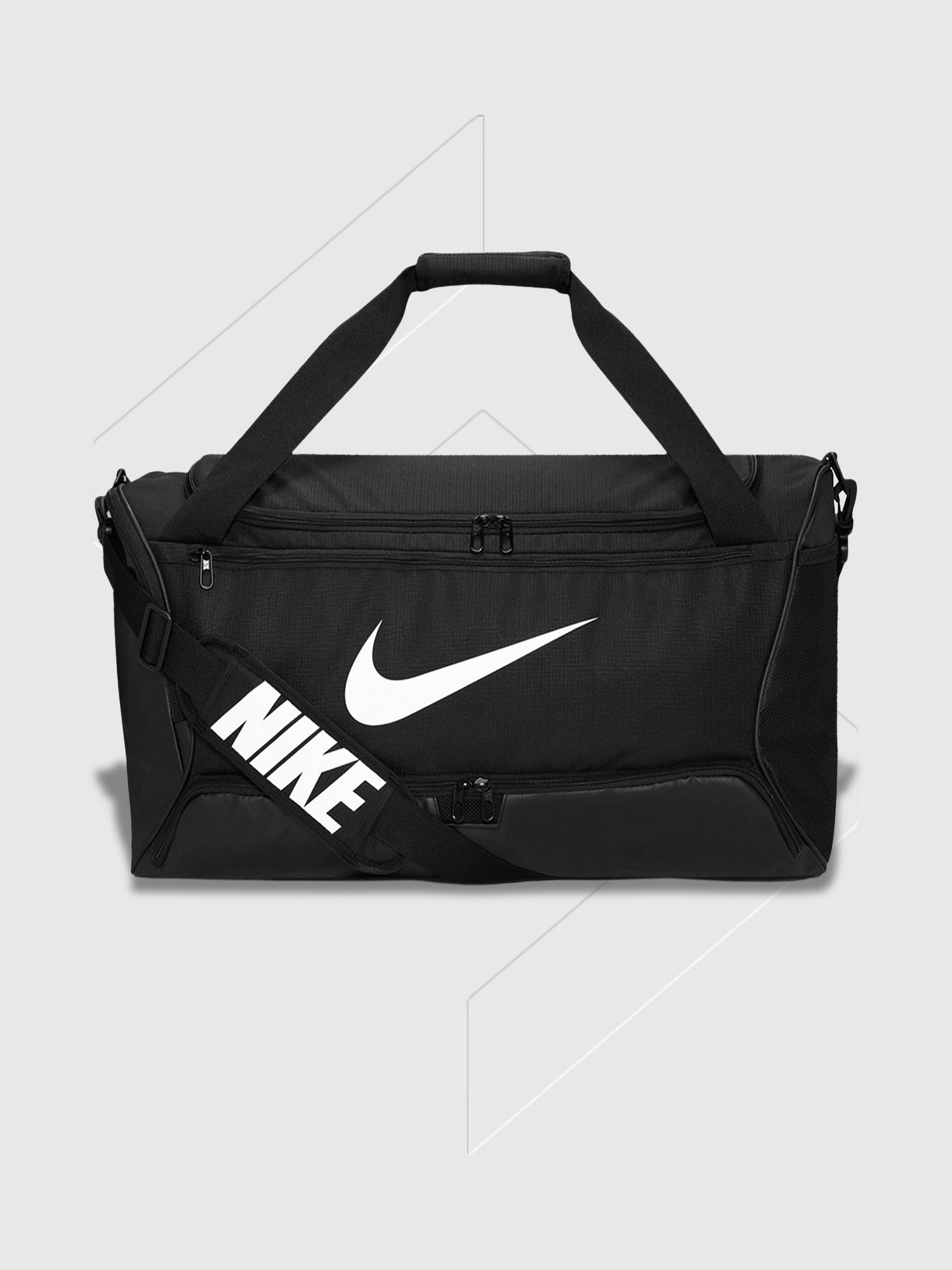 Nike Brasillia Duffle Bag Black/White from Saxumo
