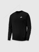 Nike Club Crew Neck Sweater Black from Saxumo