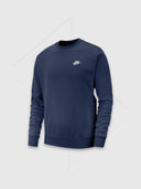 Nike Club Crew Neck Sweater Navy Blue from Saxumo
