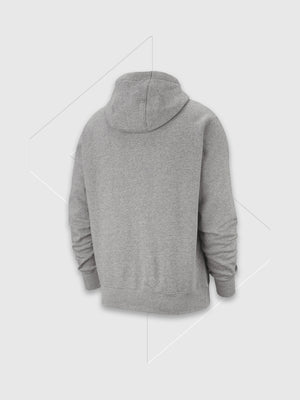 Nike Fleece Club Hoodie Dark Grey/White from Saxumo