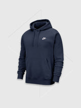 Nike Fleece Club Hoodie Navy/White