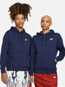 Nike Fleece Club Hoodie Navy/White
