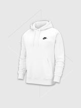 Nike Club Fleece Hoodie White/ Black