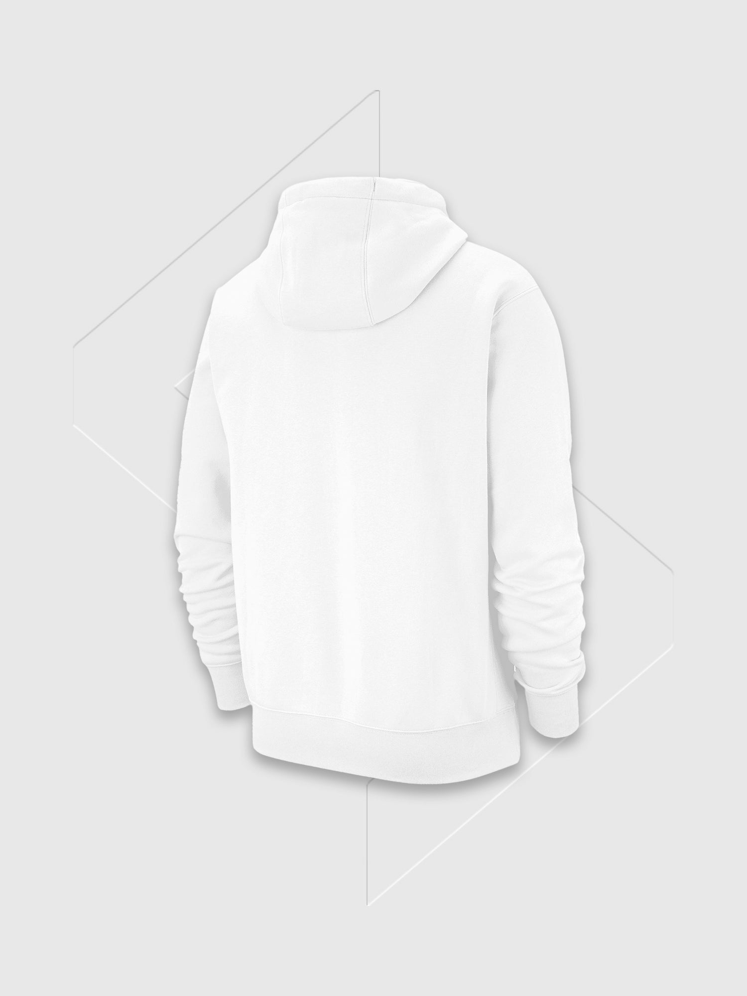 Nike Club Fleece Hoodie White/ Black from Saxumo