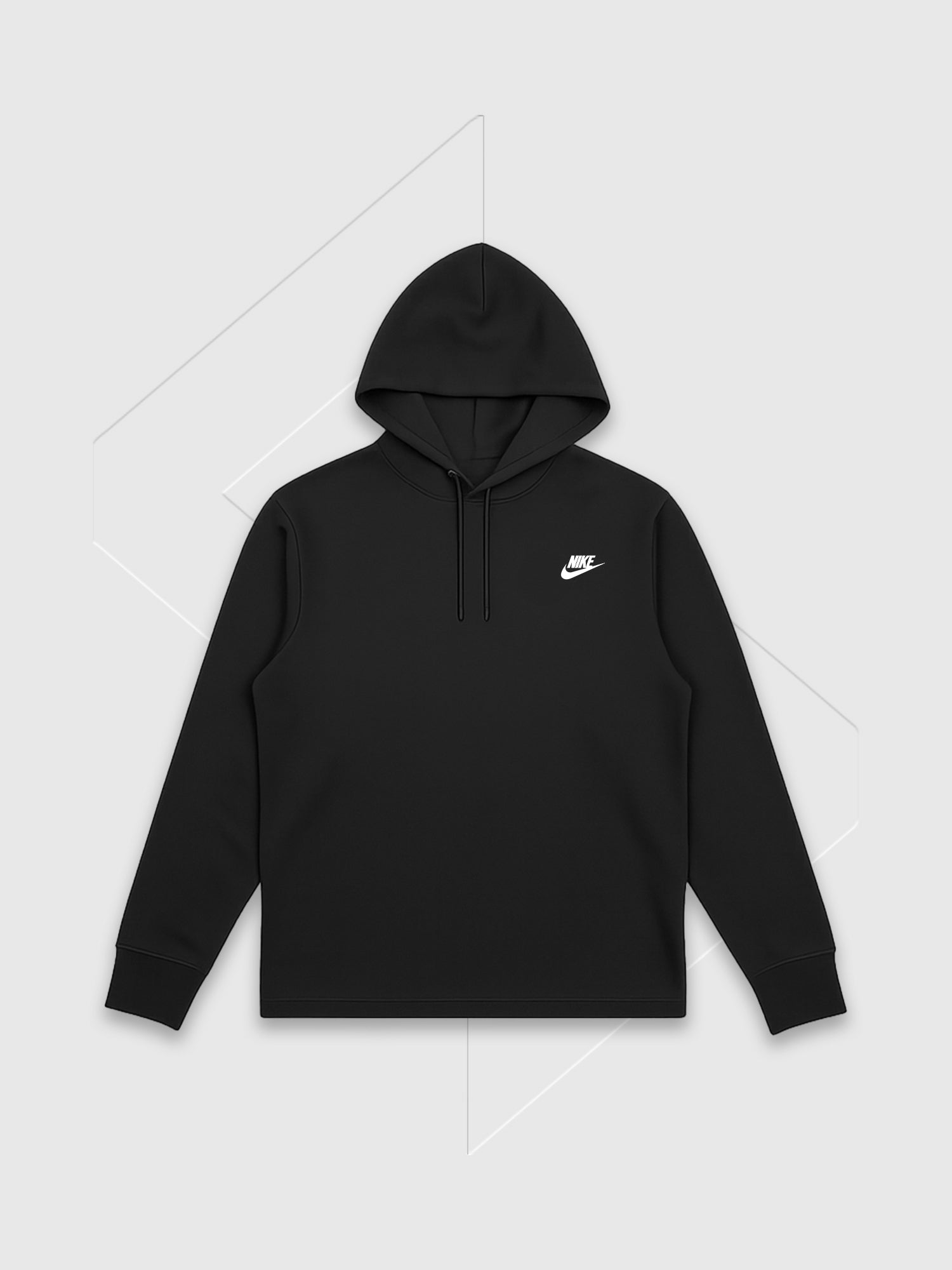 Nike Club Knit Hoodie Black from Saxumo.com