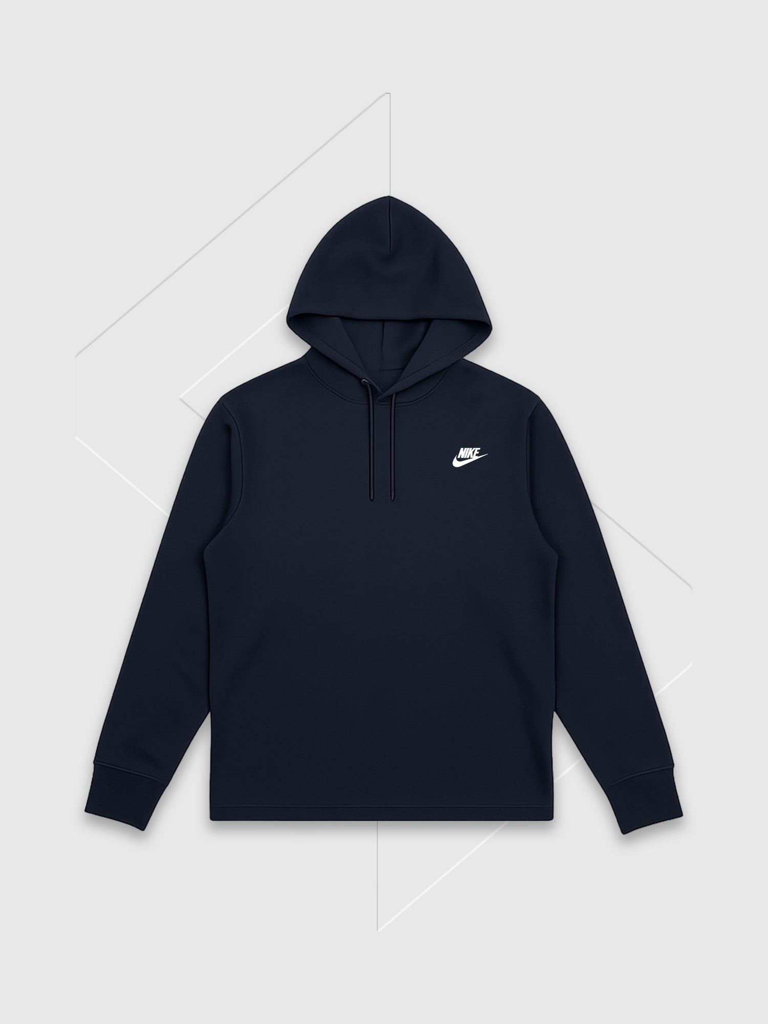 Nike Club Knit Hoodie Navy Blue from Saxumo.com