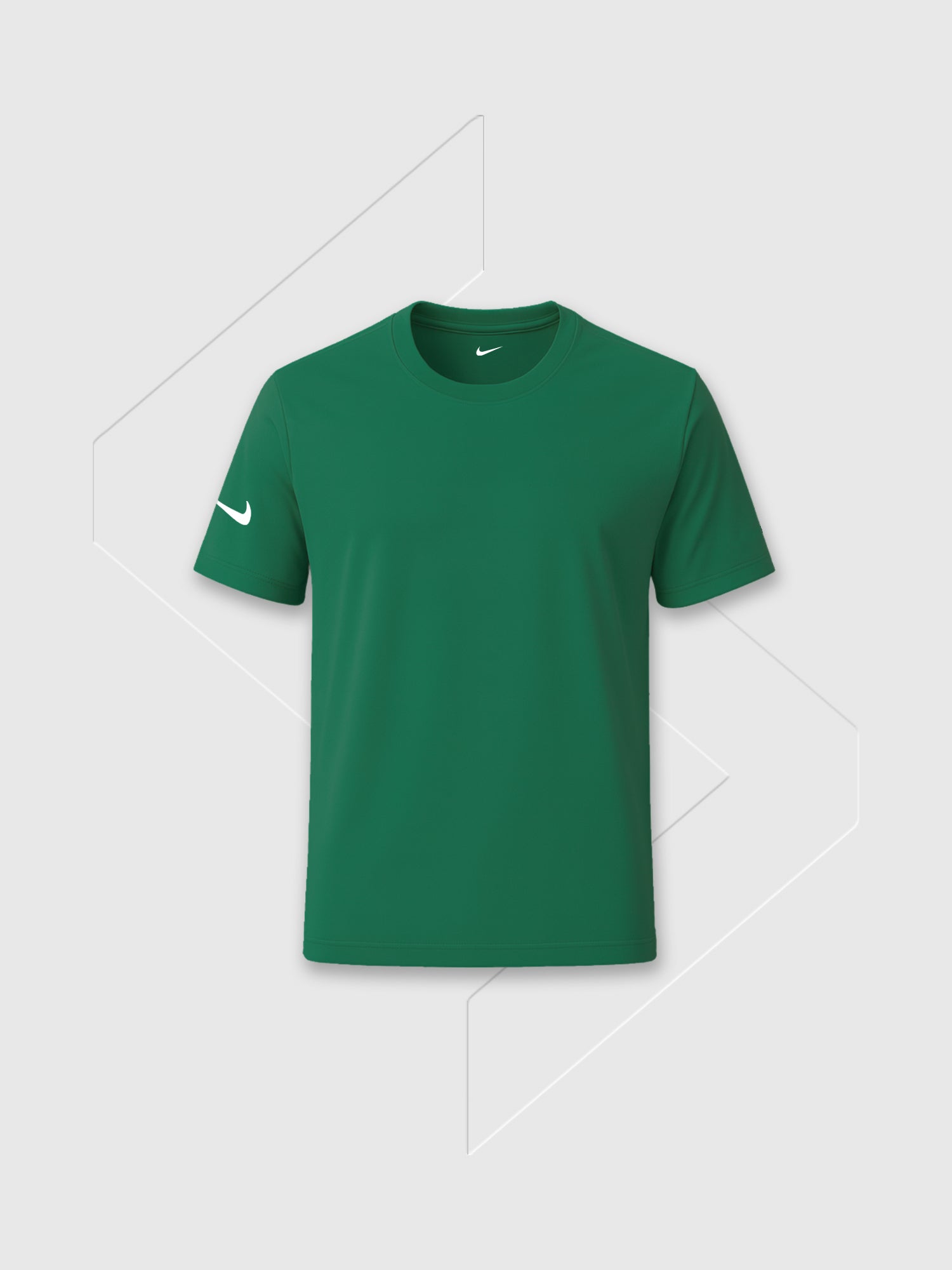 Nike Cotton Logo T-shirt Green from Saxumo