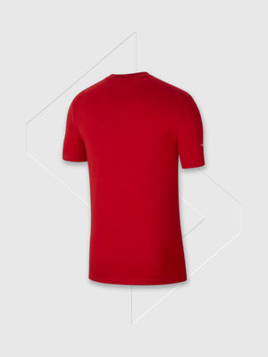 Nike Cotton Logo T-shirt Red from Saxumo