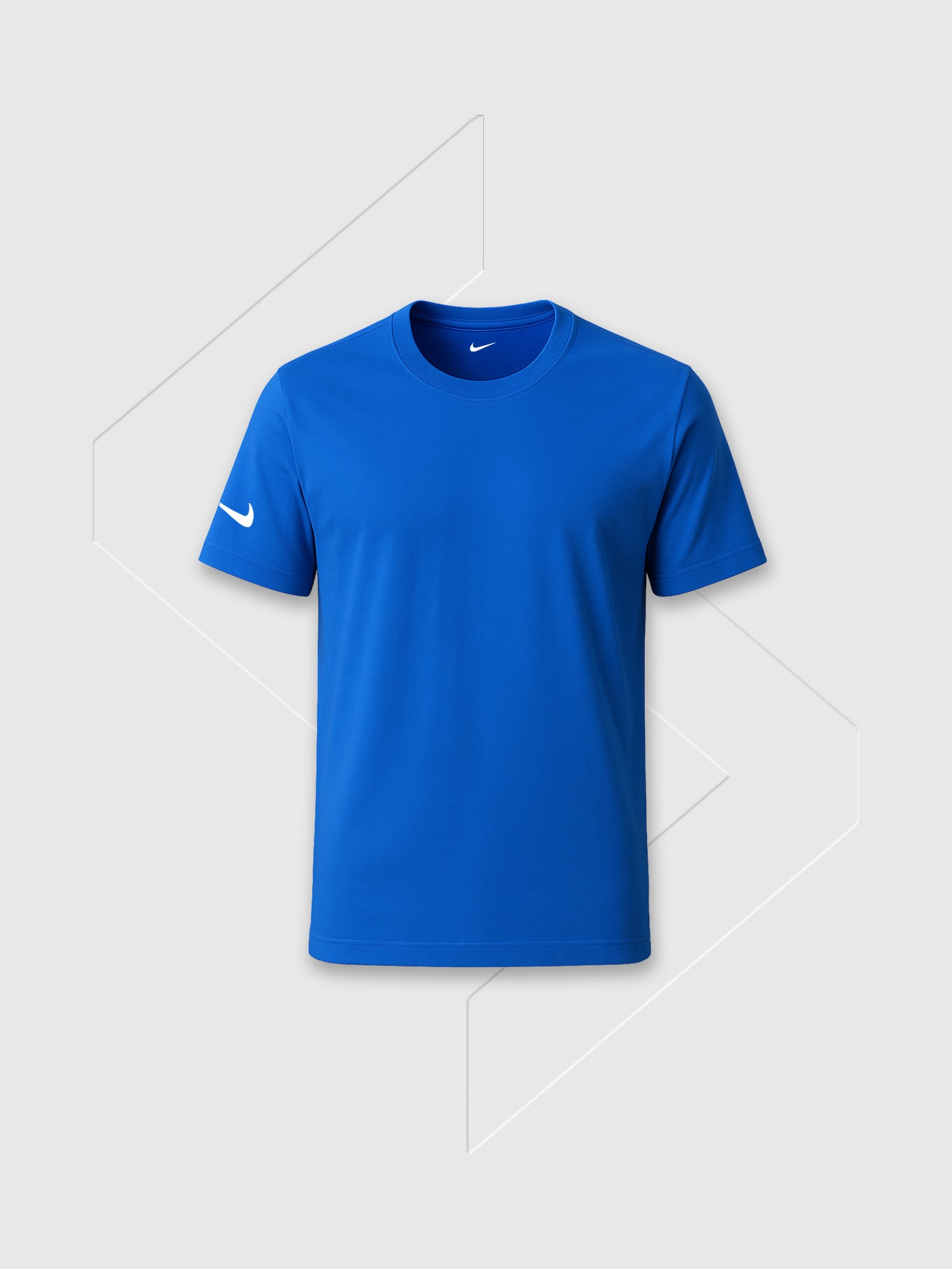 Nike Dri-FIT Cotton T-Shirt Royal Blue Junior from Saxumo.com