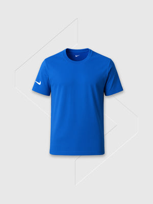 Nike Dri-FIT Cotton T-Shirt Royal Blue Junior from Saxumo.com