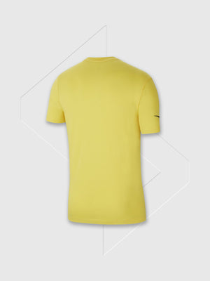 Nike Dri-FIT Cotton T-Shirt Yellow Junior from Saxumo.com