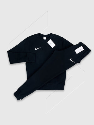Nike Crew Neck Tracksuit Set Black from Saxumo