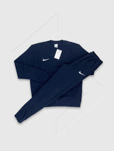 Nike Crew Neck Tracksuit Set Navy