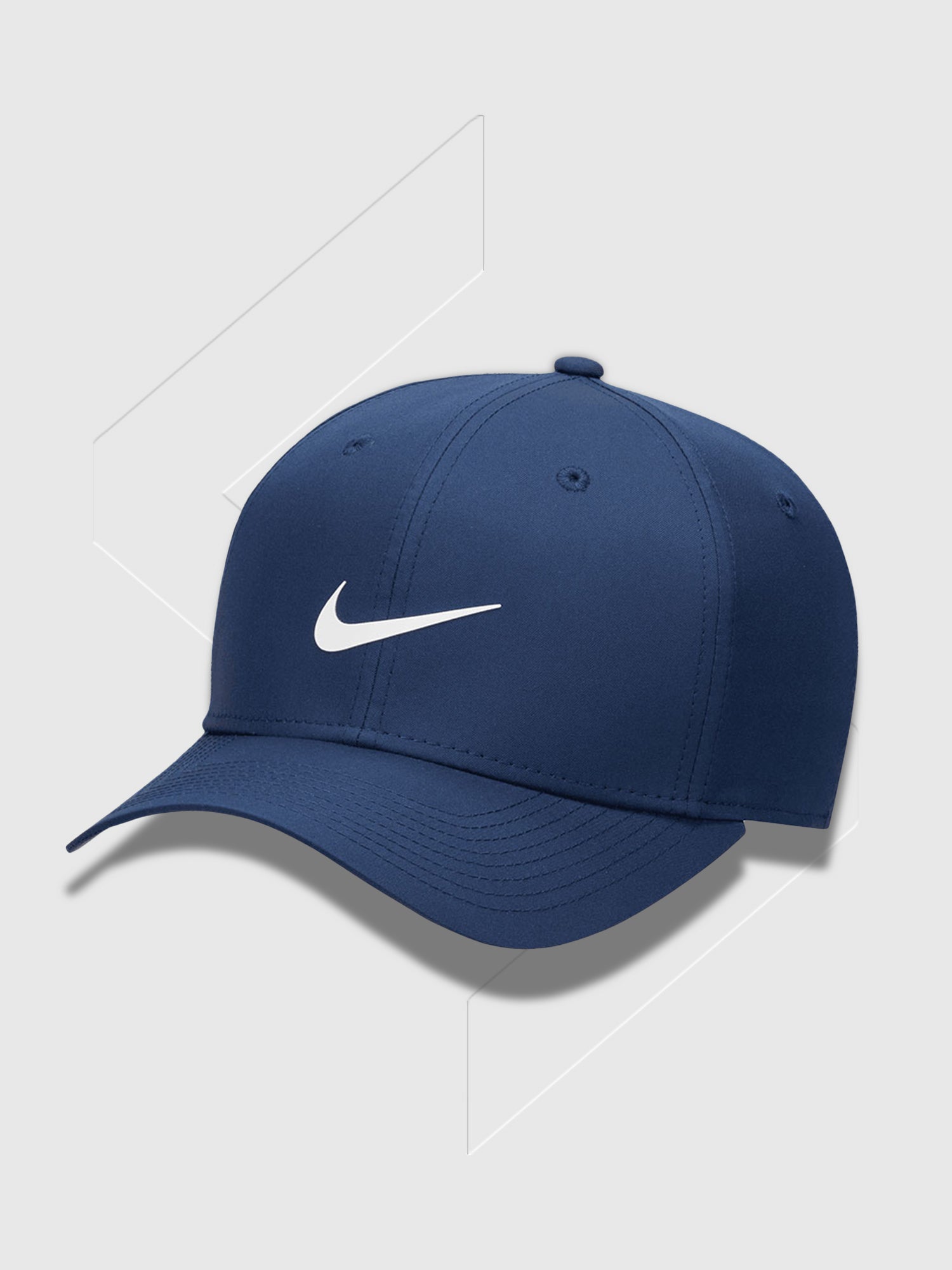 Nike Dri-FIT Rise Snapback Cap Navy Blue/White from Saxumo