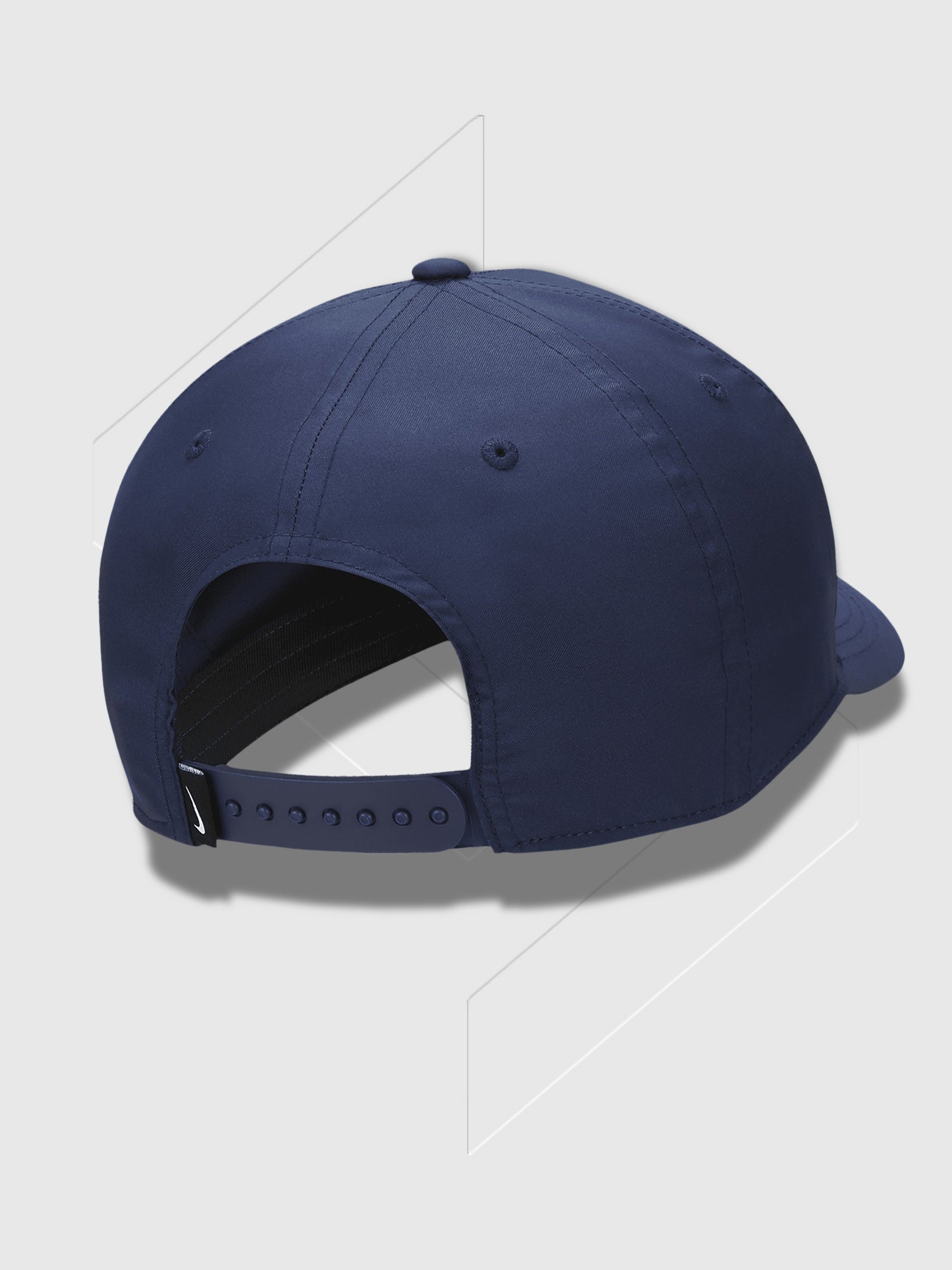 Nike Dri-FIT Rise Snapback Cap Navy Blue/White from Saxumo