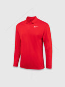 Nike Dri-FIT Victory Solid Long Sleeve Polo Red from Saxumo