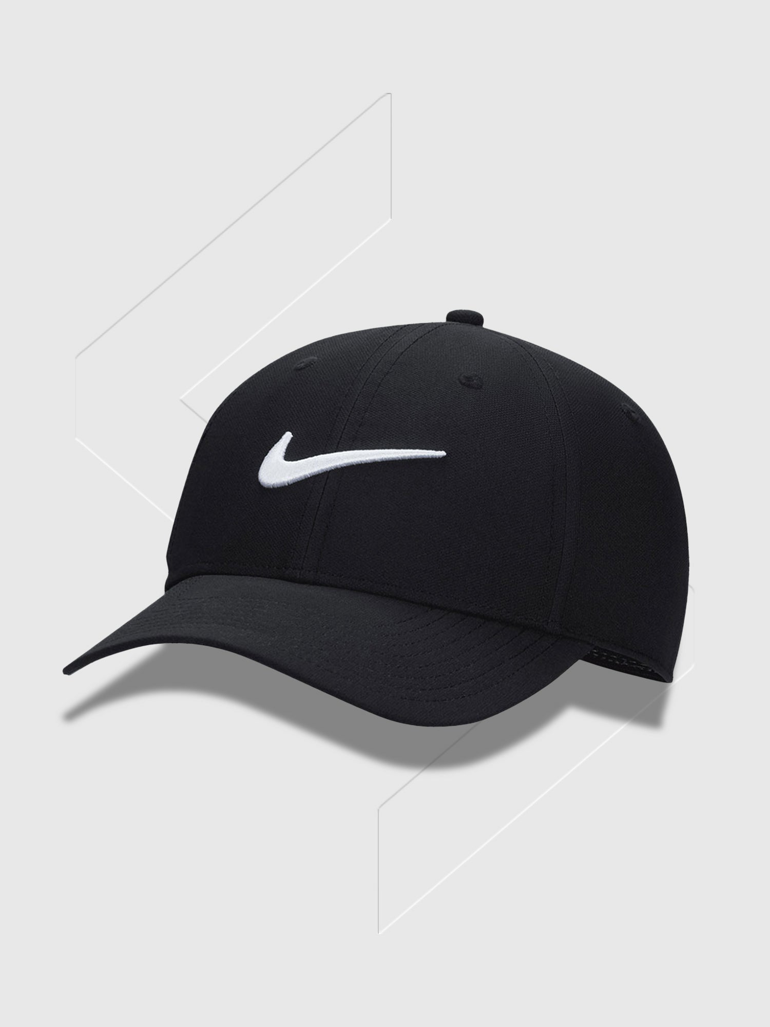 Nike Dri- Fit Club Cap Black/White from Saxumo