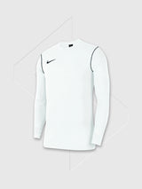 Nike Dri-Fit Crew Long Sleeve Top White