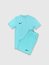 Nike Dri-Fit T-Shirt/Short Set Turquoise