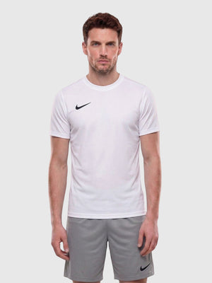 Nike Dri-Fit T-Shirt/Short Set White/Grey from Saxumo.com