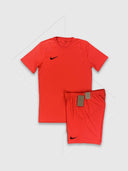 Nike Dri-Fit T-Shirt/Short Set Crimson from Saxumo
