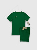 Nike Dri- Fit T-Shirt/Short Set Green from Saxumo