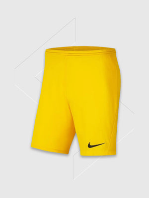 Nike Dri-Fit T-Shirt/Short Set Yellow from Saxumo