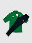 Nike Dri-Fit Tracksuit Set Green/Black from Saxumo