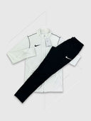Nike Dri-Fit Tracksuit Set White/Black from Saxumo