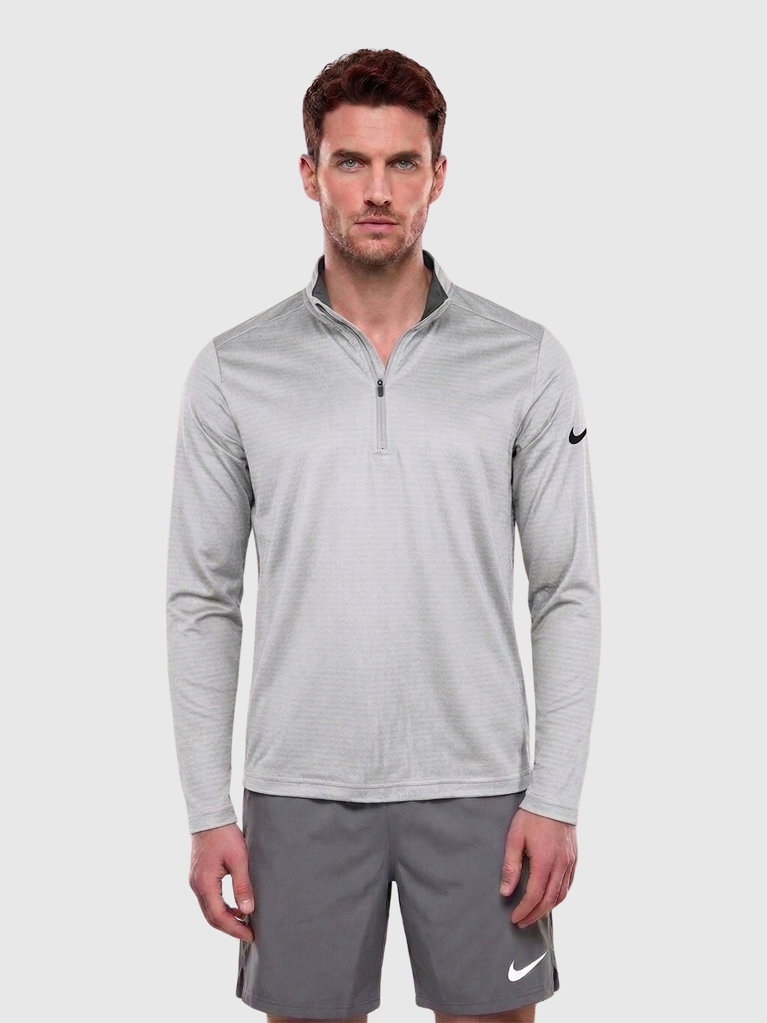 Nike Dri-Fit Victory Golf Half Zip Grey/Black from Saxumo.com
