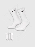 Nike Everyday Crew Socks 3 Pack White