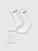 Nike Everyday Crew Socks 3 Pack White from Saxumo