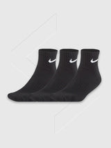 Nike Everyday Cushioned Ankle Socks 3 Pack Black