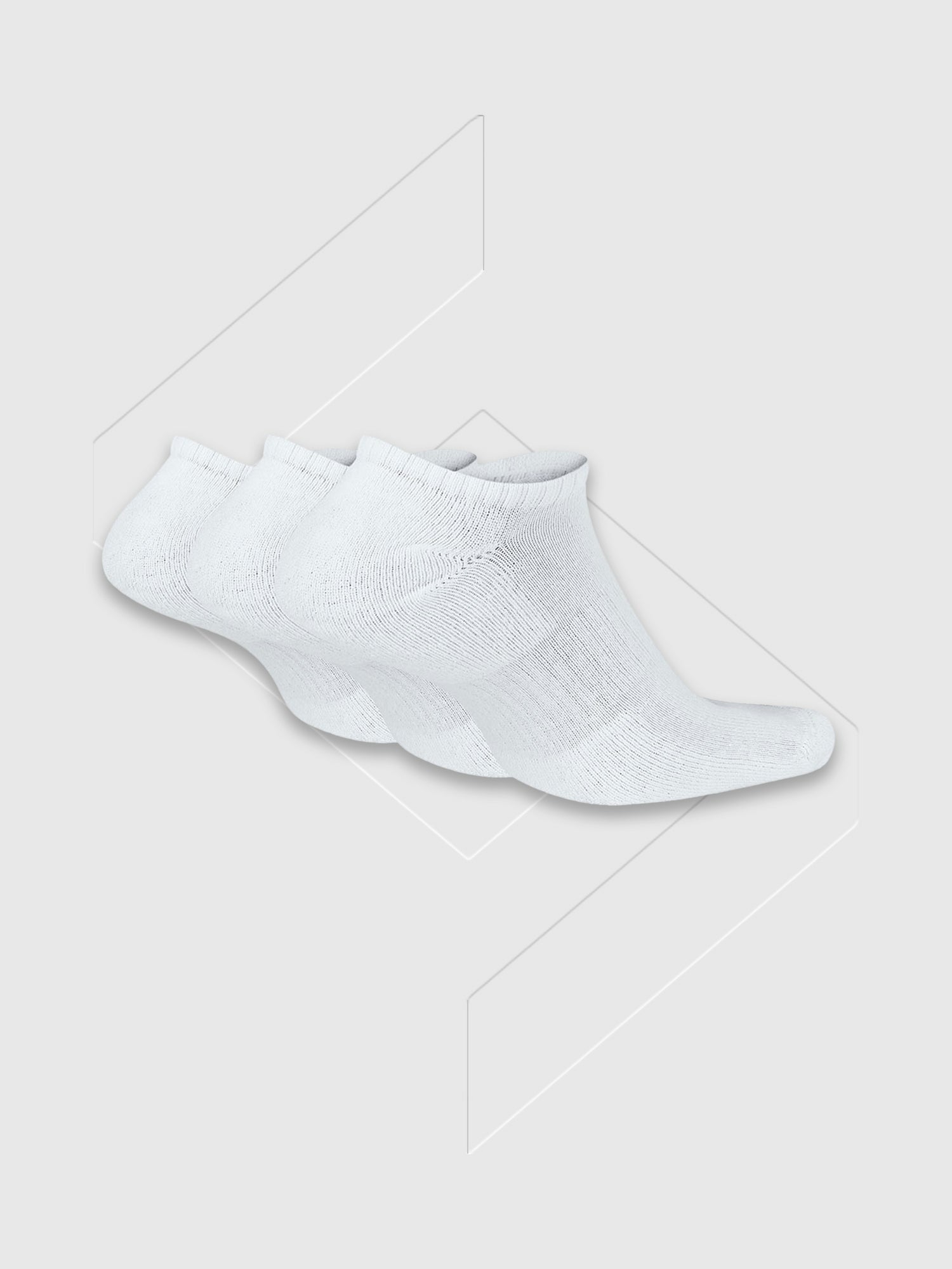 Nike Everyday Cushioned No Show Socks White from Saxumo