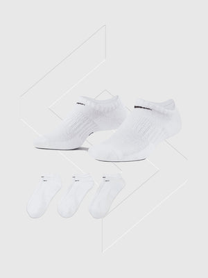 Nike Everyday Cushioned No Show Socks White from Saxumo