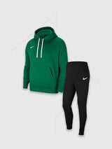 Nike Fleece Hoodie/Pants Tracksuit Set Green/ Black